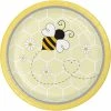 Creative Converting Bumblebee Baby Dessert Plates, 8 Ct