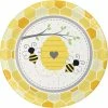 Creative Converting Bumblebee Baby Paper Plates, 8 Ct