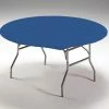 Creative Converting Solid Color Tableware Stay Put Tablecover Royal Blue, 60"