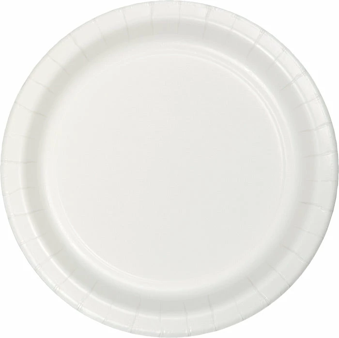 Creative Converting White Banquet Plate, 24 Ct