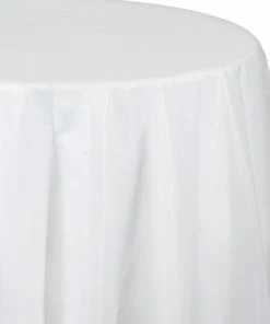 Creative Converting Clear Tablecover, Octy Round 82" Plastic
