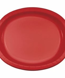 Creative Converting Classic Red Oval Platter 10