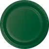 Creative Converting Hunter Green Banquet Plates, 24 Ct Solid Color Tableware