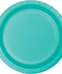 Creative Converting Teal Lagoon Banquet Plates, 24 Ct
