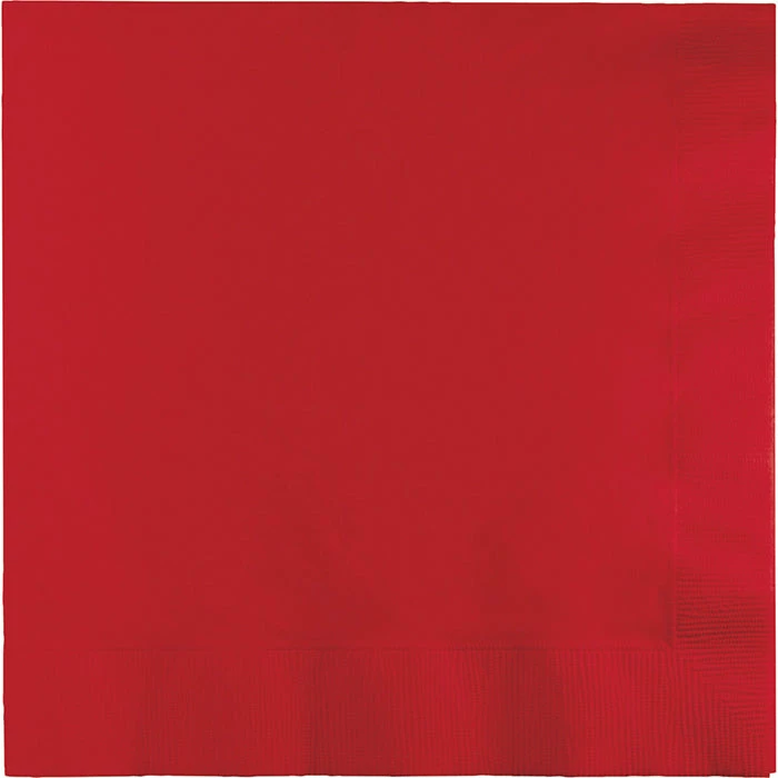 Creative Converting Classic Red Luncheon Napkin 3Ply, 50 Ct