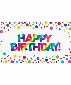 Creative Converting Kids Birthday Party Themes Rainbow Foil Happy Birthday Banner