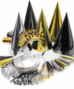 Creative Converting New Year's Eve Party Supplies Gold And Silver New Year's Eve Party Kit