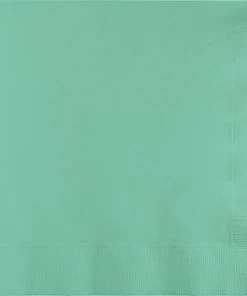 Creative Converting Solid Color Tableware Fresh Mint Green Beverage Napkins, 20 Ct