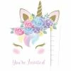 Creative Converting Unicorn Baby Shower Invitations, Pack Of 8 Baby Showers