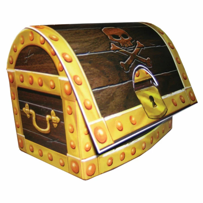 Creative Converting Pirate's Map Treasure Chest Centerpiece