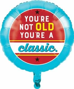 Creative Converting Adult Birthday Party Themes Age Humor Metallic Balloon 18