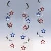 Creative Converting Patriotic Stars Dizzy Dangers, 5 Ct