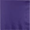 Creative Converting Purple Beverage Napkins, 20 Ct Solid Color Tableware