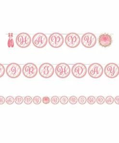 Creative Converting Kids Birthday Party Themes Ballet Ribbon Banner