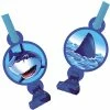 Creative Converting Shark Splash Blowouts W/Med, 8 Ct