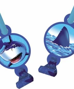 Creative Converting Shark Splash Blowouts W/Med, 8 Ct