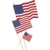 Creative Converting Cloth Usa Flag, 4" X 6" Patriotic And 4th Of July Party Decorations
