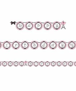 Creative Converting Party In Paris Ribbon Banner Kids Birthday Party Themes