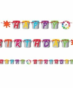 Creative Converting Kids Birthday Party Themes Art Party Ribbon Banner