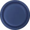 Creative Converting Navy Blue Banquet Plates, 24 Ct Solid Color Tableware