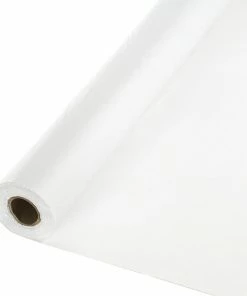 Creative Converting White Banquet Roll 40" X 100' Solid Color Tableware