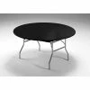 Creative Converting Stay Put Tablecover Black, 60" Solid Color Tableware