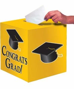 Creative Converting Graduation Party Supplies Graduation Card Box, Grad, 9