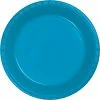 Creative Converting Turquoise Blue Plastic Dessert Plates, 20 Ct