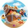 Creative Converting Pirate Treasure Dessert Plates, 8 Ct