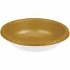 Creative Converting Glittering Gold Paper Bowls 20 Oz., 20 Ct
