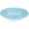 Creative Converting Pastel Blue Paper Bowls 20 Oz., 20 Ct Solid Color Tableware