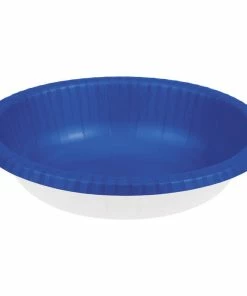 Creative Converting Cobalt Paper Bowls 20 Oz., 20 Ct Solid Color Tableware