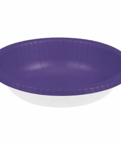 Creative Converting Purple Paper Bowls 20 Oz., 20 Ct