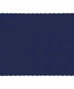 Creative Converting Solid Color Tableware Navy Blue Placemats, 50 Ct