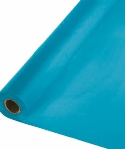 Creative Converting Solid Color Tableware Turquoise Banquet Roll 40" X 100'