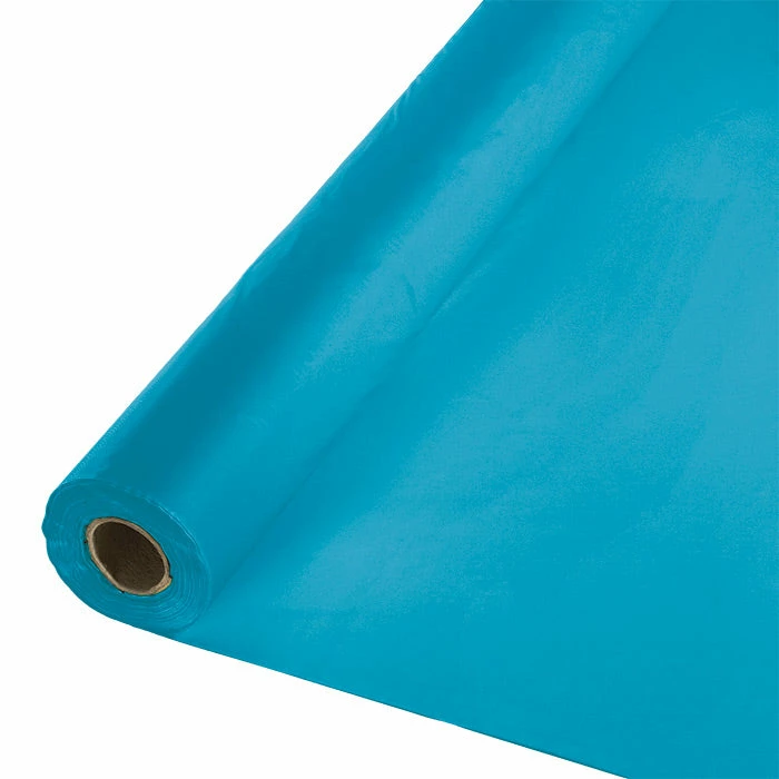 Creative Converting Solid Color Tableware Turquoise Banquet Roll 40" X 100'