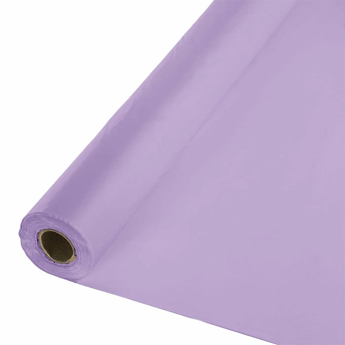 Creative Converting Luscious Lavender Banquet Roll 40" X 100' Solid Color Tableware