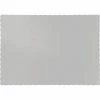 Creative Converting Solid Color Tableware Shimmering Silver Placemats, 50 Ct
