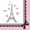 Creative Converting Kids Birthday Party Themes Party In Paris Beverage Napkins, 18 Ct