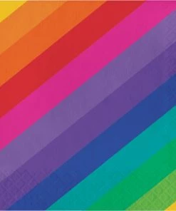 Creative Converting Rainbow Napkins, 16 Ct