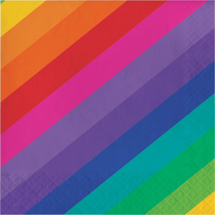 Creative Converting Rainbow Napkins, 16 Ct