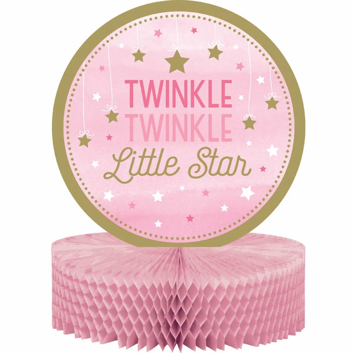 Creative Converting One Little Star Girl Centerpiece 1st Birthday Party Themes