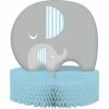 Creative Converting Baby Showers Little Peanut Boy Elephant Centerpiece