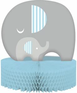 Creative Converting Baby Showers Little Peanut Boy Elephant Centerpiece