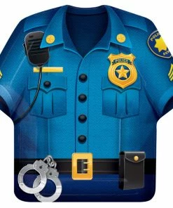 Creative Converting Police Party Uniform Paper Plates, 8 Ct