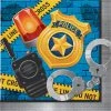 Creative Converting Kids Birthday Party Themes Police Party Napkins, 16 Ct