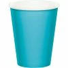 Creative Converting Bermuda Blue Hot/Cold Paper Cups 9 Oz., 24 Ct