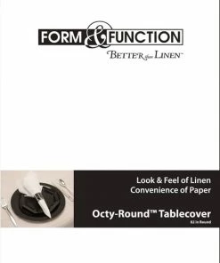 Creative Converting White Octy-Round 82 Inch Plastic