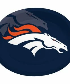 Creative Converting Denver Broncos Oval Platter 10" X 12", 8 Ct