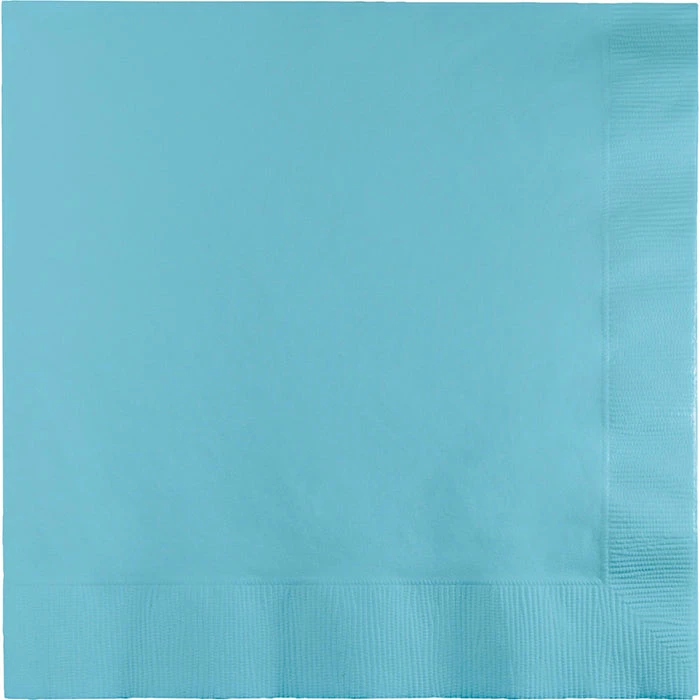 Creative Converting Pastel Blue Luncheon Napkin 3Ply, 50 Ct Solid Color Tableware